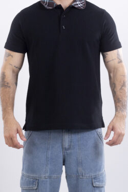 Chemise cuello cuadros